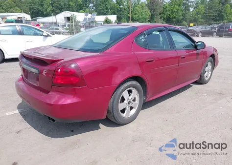 2006 Pontiac Grand Prix from USA, damaged, VIN 2G2WP582X61200460